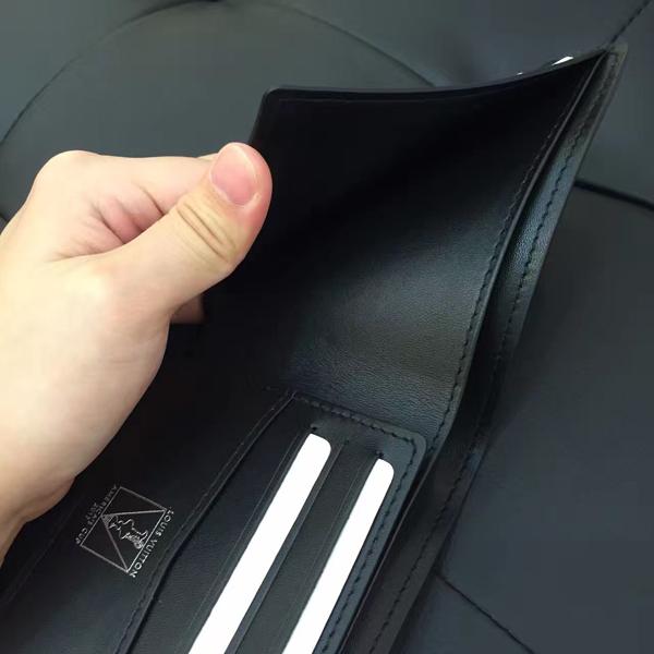 17AW新作 ルイヴィトン スーパーコピー Vuittonポルトフォイユ スレンダー二つ折り財布メンズ N41592