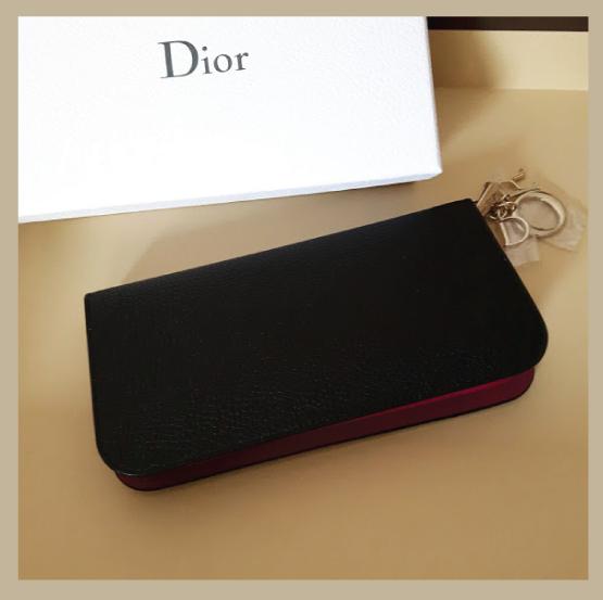 人気☆【Christian Dior】ディオール財布 コピー 高級レザー&バイカラーが素敵な長財布7010336
