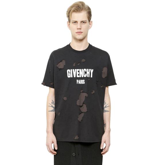Givenchyスーパーコピー ★大人気洗練 COLUMBIAN デストロイド コットン Tシャツ 7072402