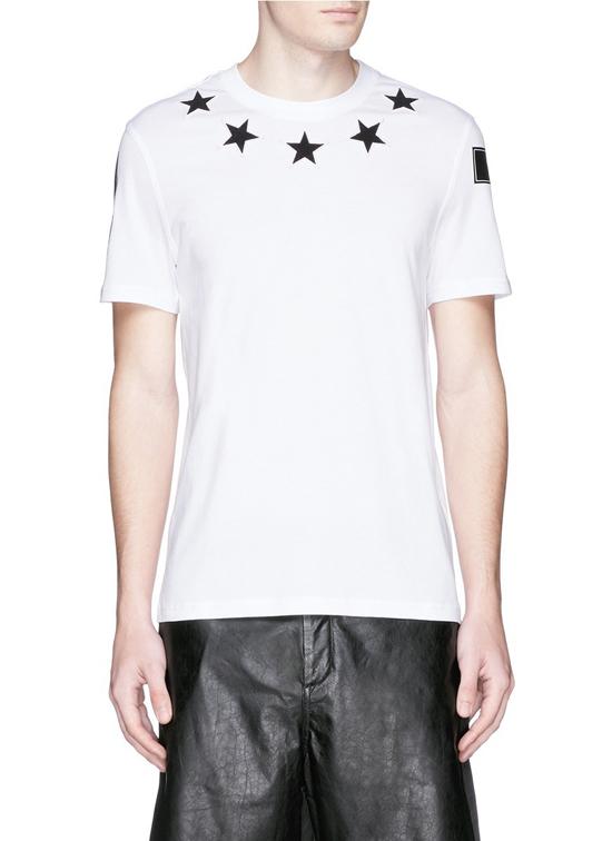 GIVENCHY Tシャツ スーパーコピー スターデザイン ◆ジバンシー 7072227