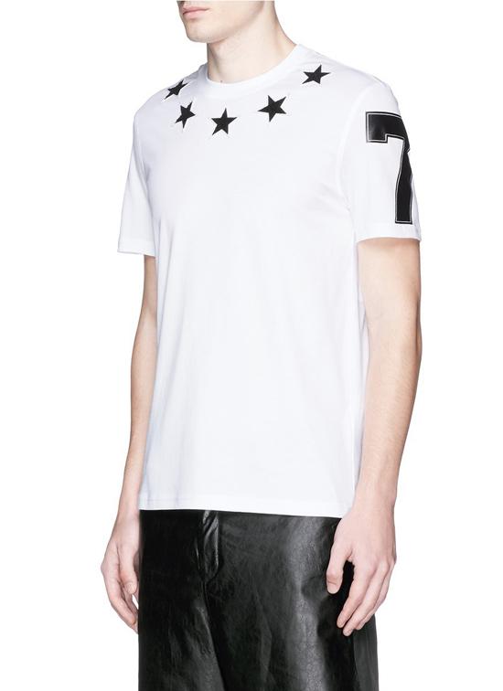 GIVENCHY Tシャツ スーパーコピー スターデザイン ◆ジバンシー 7072227